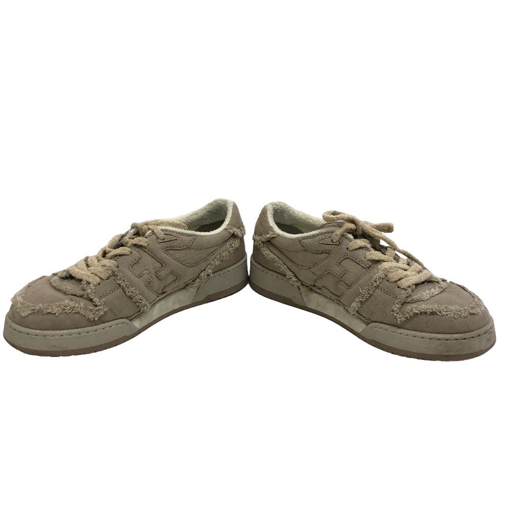 Fendi Match Fabric Sneakers Beige — view 2