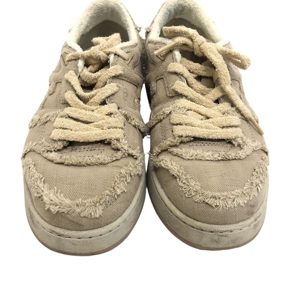 Fendi Match Fabric Sneakers Beige — view 3