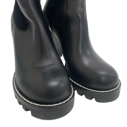 Louis Vuitton LV Bob Line Leather Boots Black — view 4