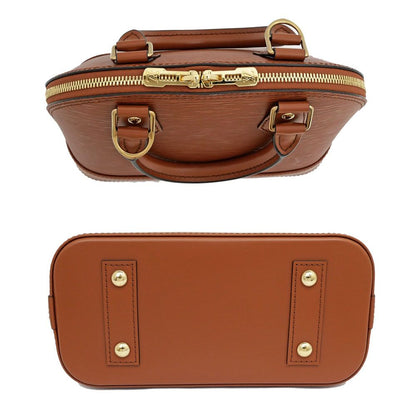 Louis Vuitton Alma BB Epi Zippy Handbag Tan Brown — view 5