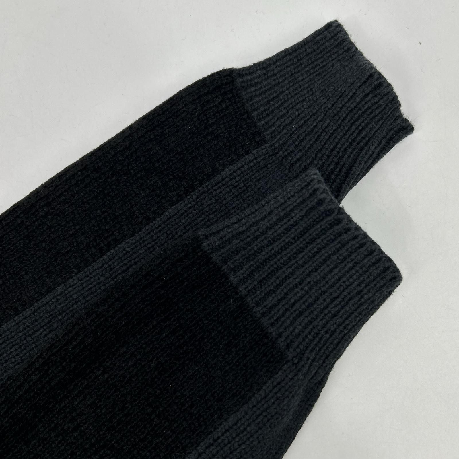 Moncler Girocollo Tricot Cotton Logo Patch Knit Sweater — view 9