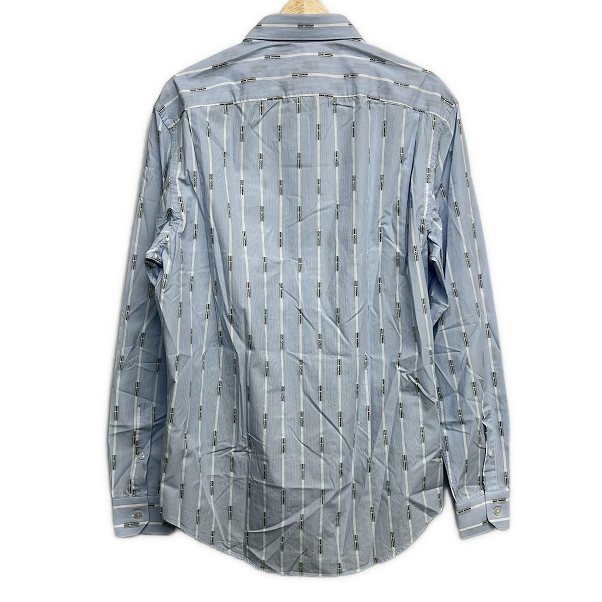 Louis Vuitton Long Sleeve Shirt XL Blue White — view 2