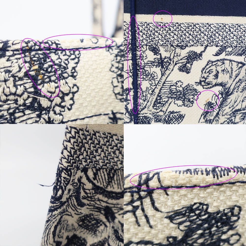 Dior Heaven Book Tote Toile de Jouy Embroidery Canvas — view 9