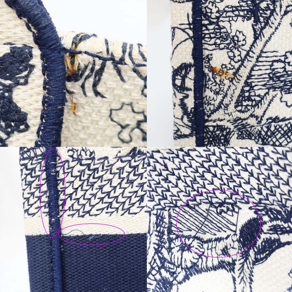 Dior Heaven Book Tote Toile de Jouy Embroidery Canvas — view 8
