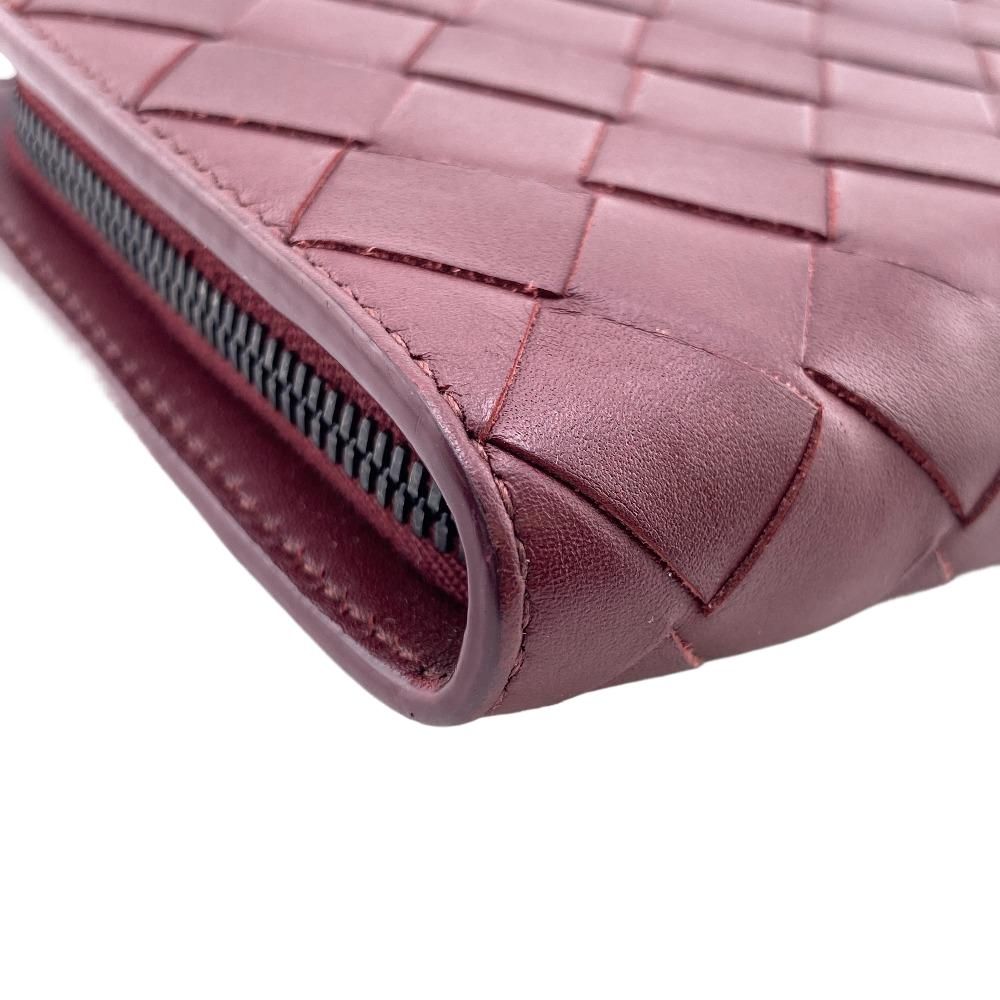 Bottega Veneta Zip Around Maxi Intrecciato Leather Wallet — view 4