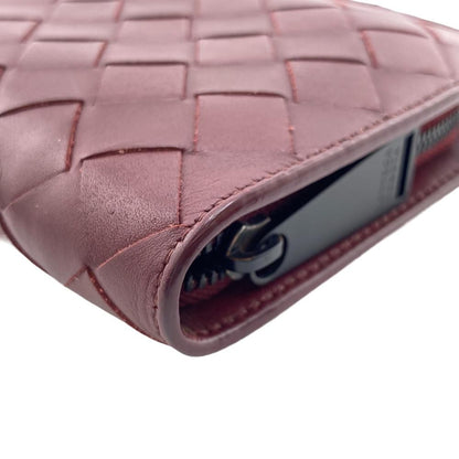 Bottega Veneta Zip Around Maxi Intrecciato Leather Wallet — view 3