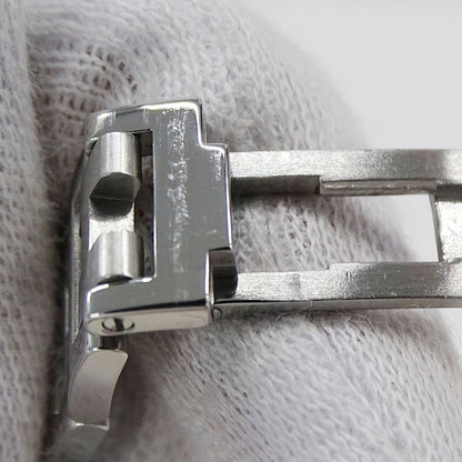 Hermes Watch Clipper Date Quartz Stainless Steel Silver Black Polished — view 5