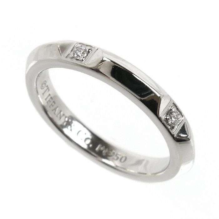 Tiffany & Co Platinum True Band Ring Diamond