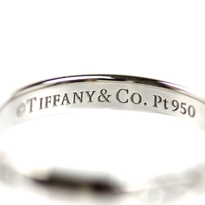 Tiffany & Co Platinum True Band Ring Diamond — view 5