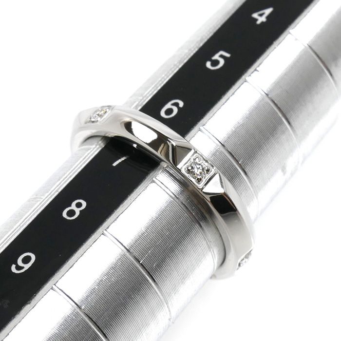 Tiffany & Co Platinum True Band Ring Diamond — view 6