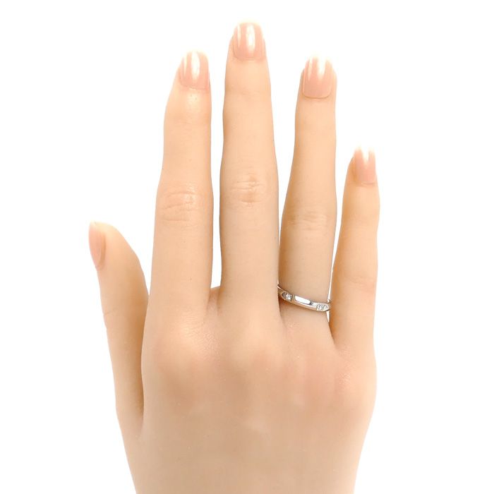 Tiffany & Co Platinum True Band Ring Diamond — view 7