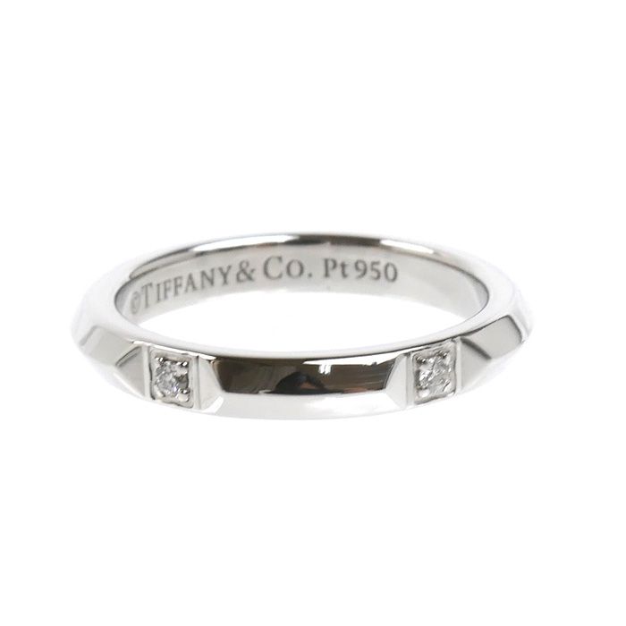 Tiffany & Co Platinum True Band Ring Diamond — view 3