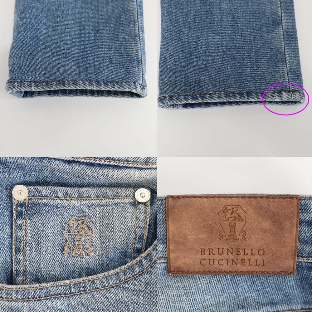 Brunello Cucinelli Ten Jeans Pants Denim Skinny 48 — view 7