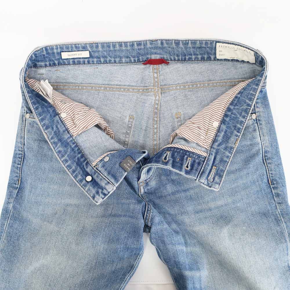 Brunello Cucinelli Ten Jeans Pants Denim Skinny 48 — view 6