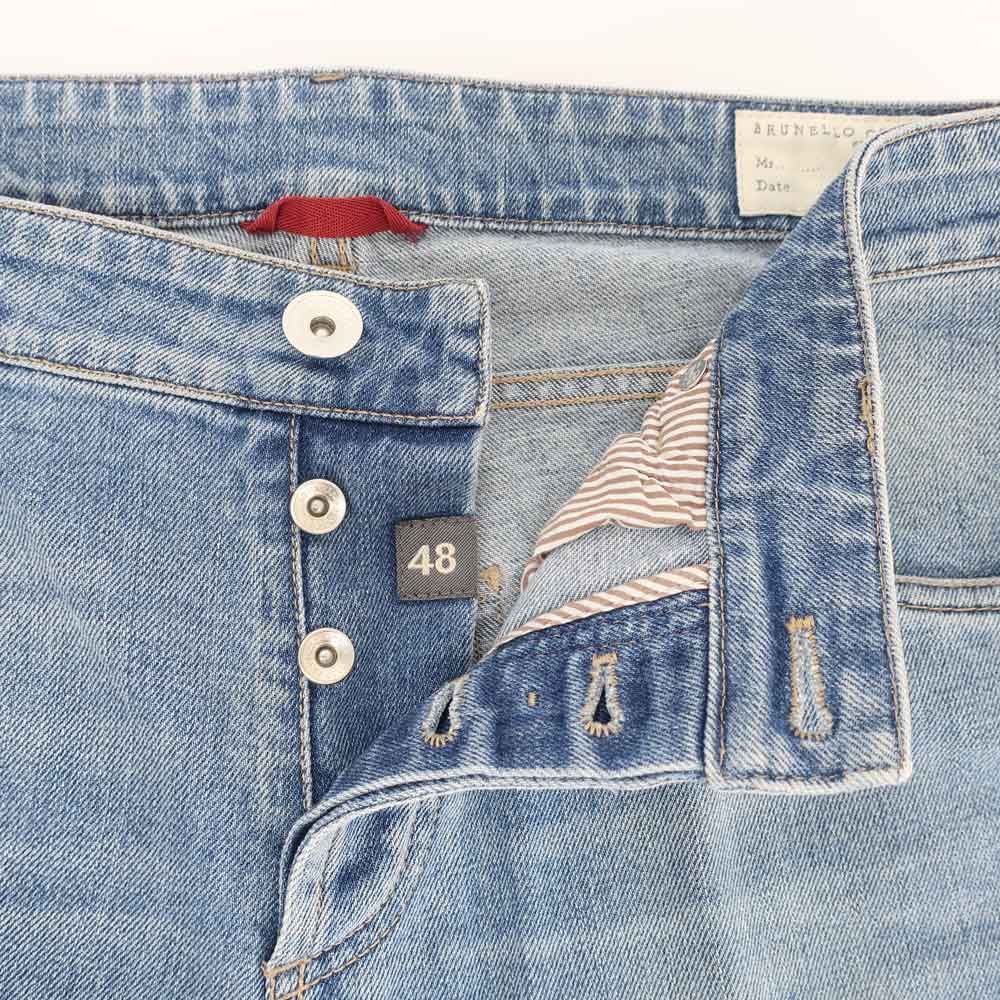 Brunello Cucinelli Ten Jeans Pants Denim Skinny 48 — view 5