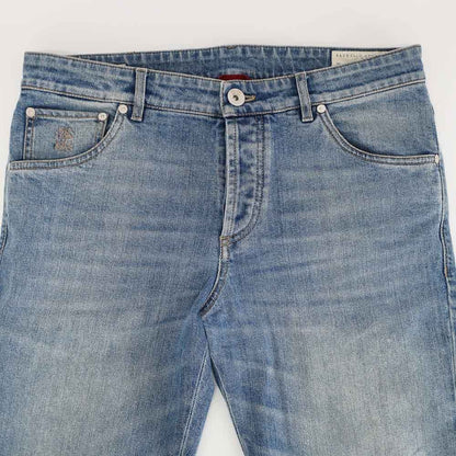 Brunello Cucinelli Ten Jeans Pants Denim Skinny 48 — view 3