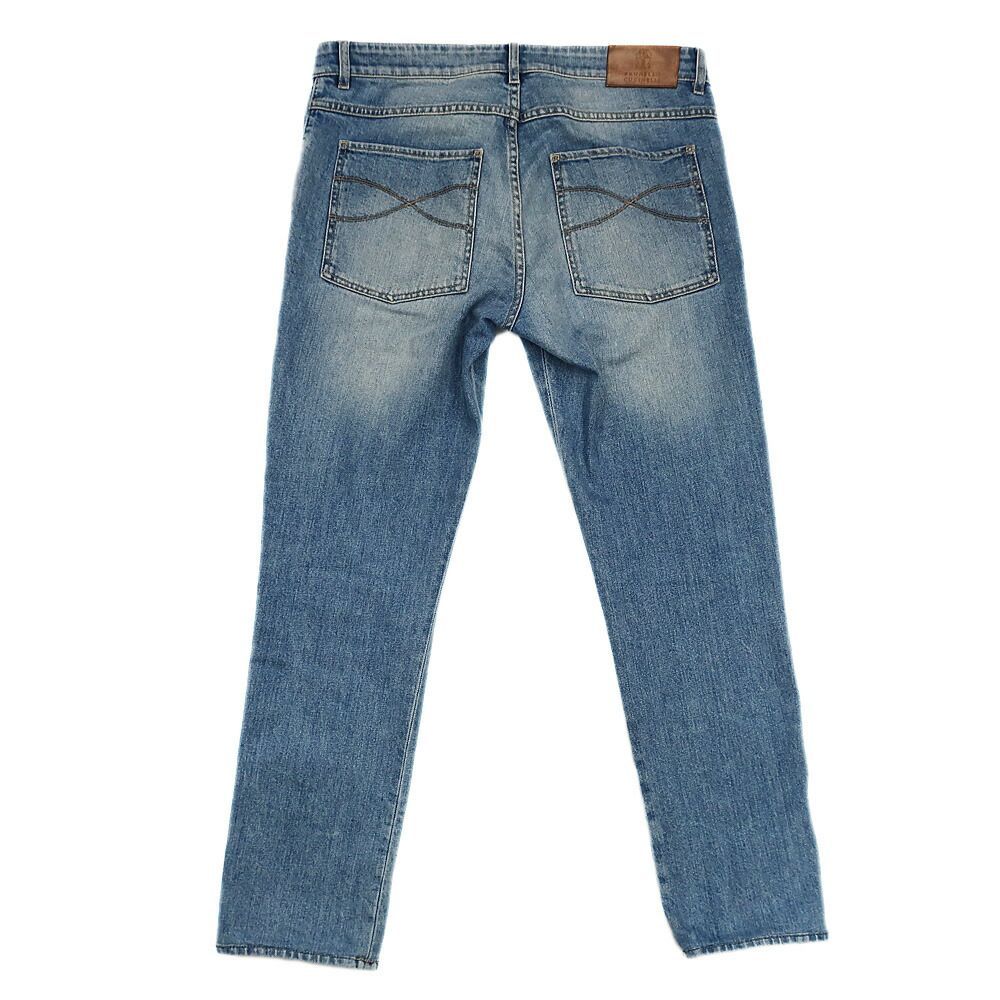 Brunello Cucinelli Ten Jeans Pants Denim Skinny 48 — view 2