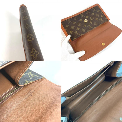 Louis Vuitton Clutch Pochette Dam PM Monogram Canvas Brown — view 8