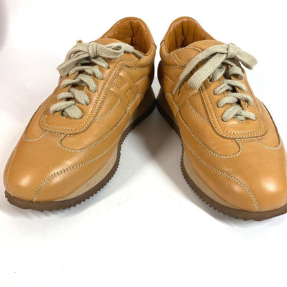 Hermes Sneakers Quick Logo Stitch Leather Beige — view 3