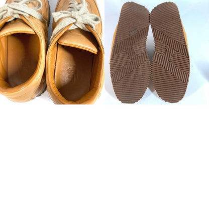 Hermes Sneakers Quick Logo Stitch Leather Beige — view 9