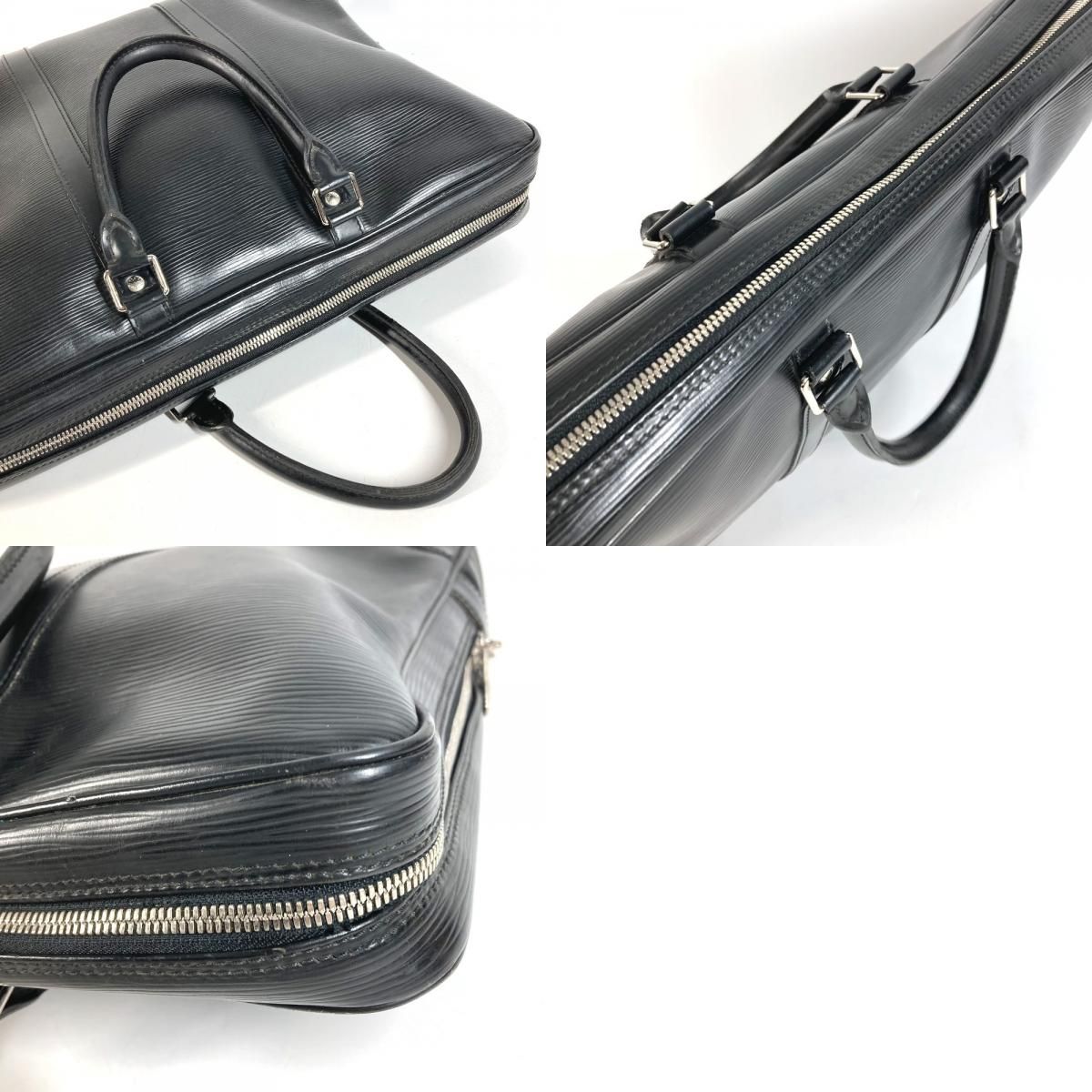 Louis Vuitton Business Bag Porte Documan Voyage Pdv Epi Leather Noir Black — view 9