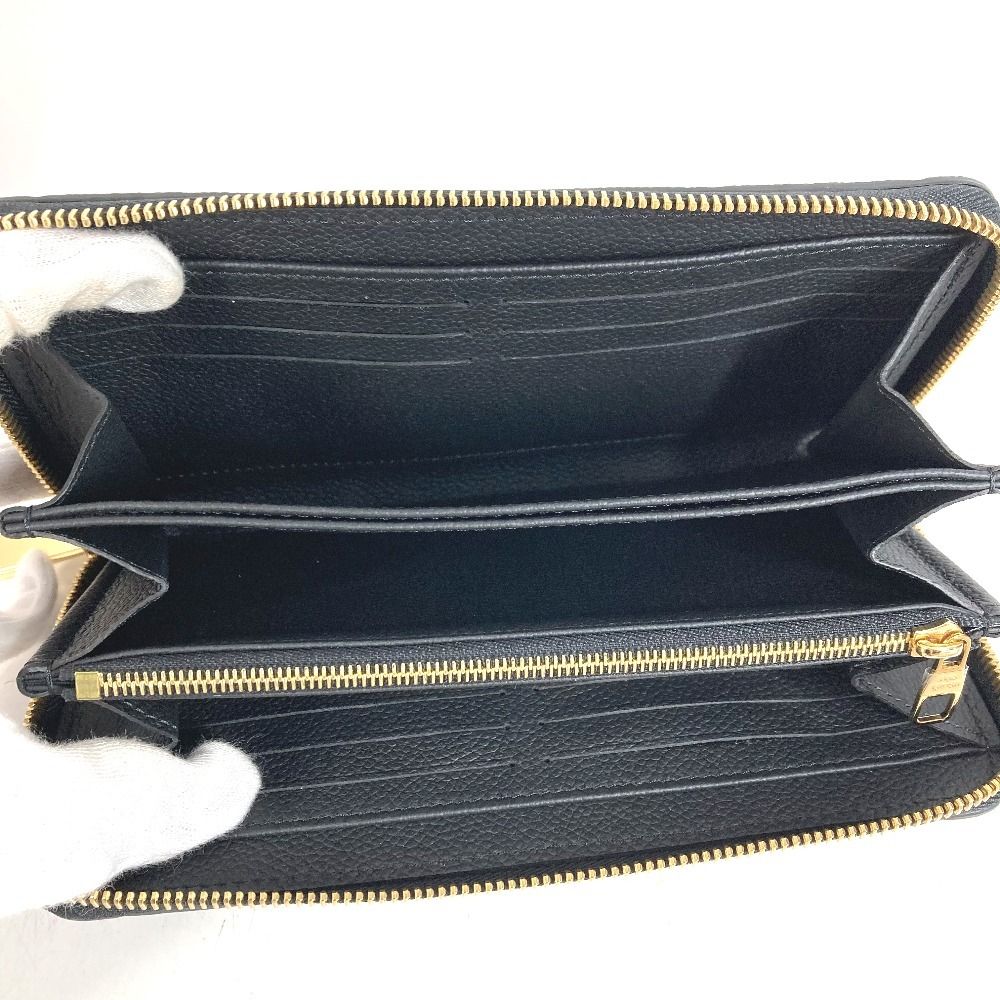 Louis Vuitton Wallet Zippy Monogram Empreinte Leather Noir Black — view 4