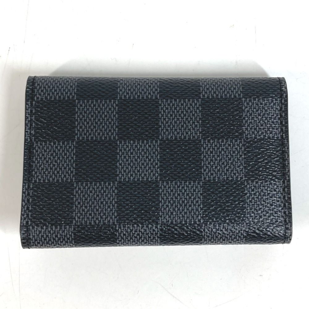 Louis Vuitton Key Case Multicles 6 Damier Graphite Canvas Black Key Holder — view 6
