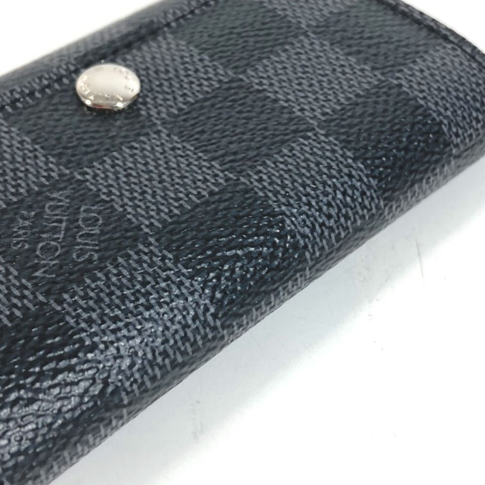 Louis Vuitton Key Case Multicles 6 Damier Graphite Canvas Black Key Holder — view 3