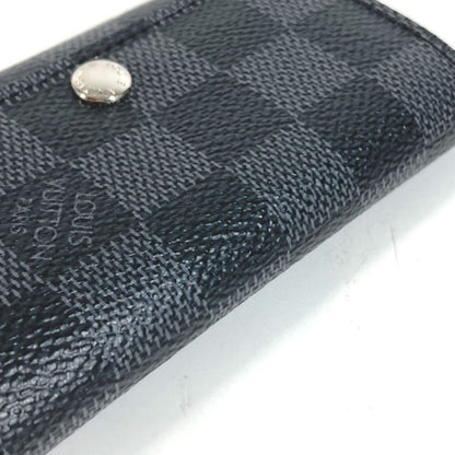 Louis Vuitton Key Case Multicles 6 Damier Graphite Canvas Black Key Holder — view 3