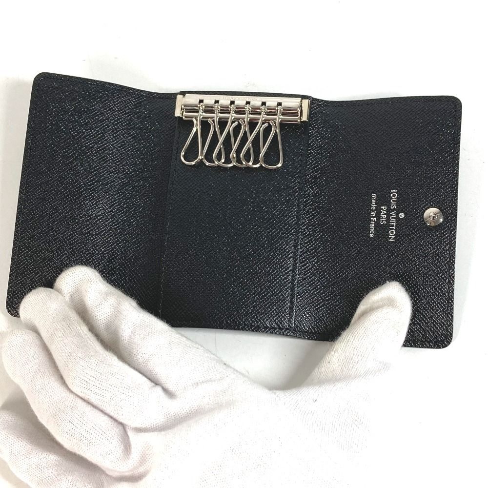 Louis Vuitton Key Case Multicles 6 Damier Graphite Canvas Black Key Holder — view 7