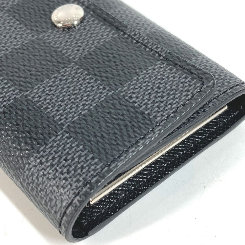 Louis Vuitton Key Case Multicles 6 Damier Graphite Canvas Black Key Holder — view 4