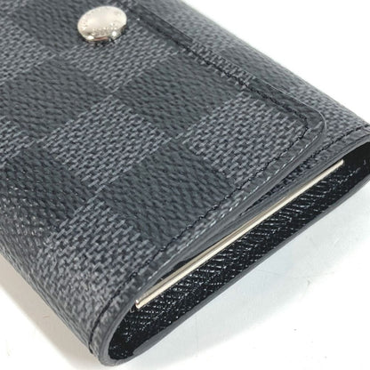 Louis Vuitton Key Case Multicles 6 Damier Graphite Canvas Black Key Holder — view 4