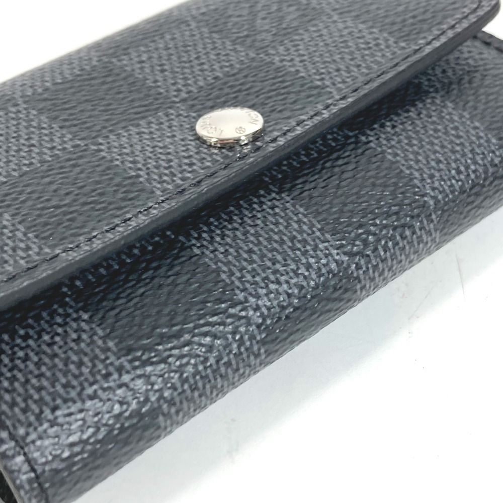 Louis Vuitton Key Case Multicles 6 Damier Graphite Canvas Black Key Holder — view 5