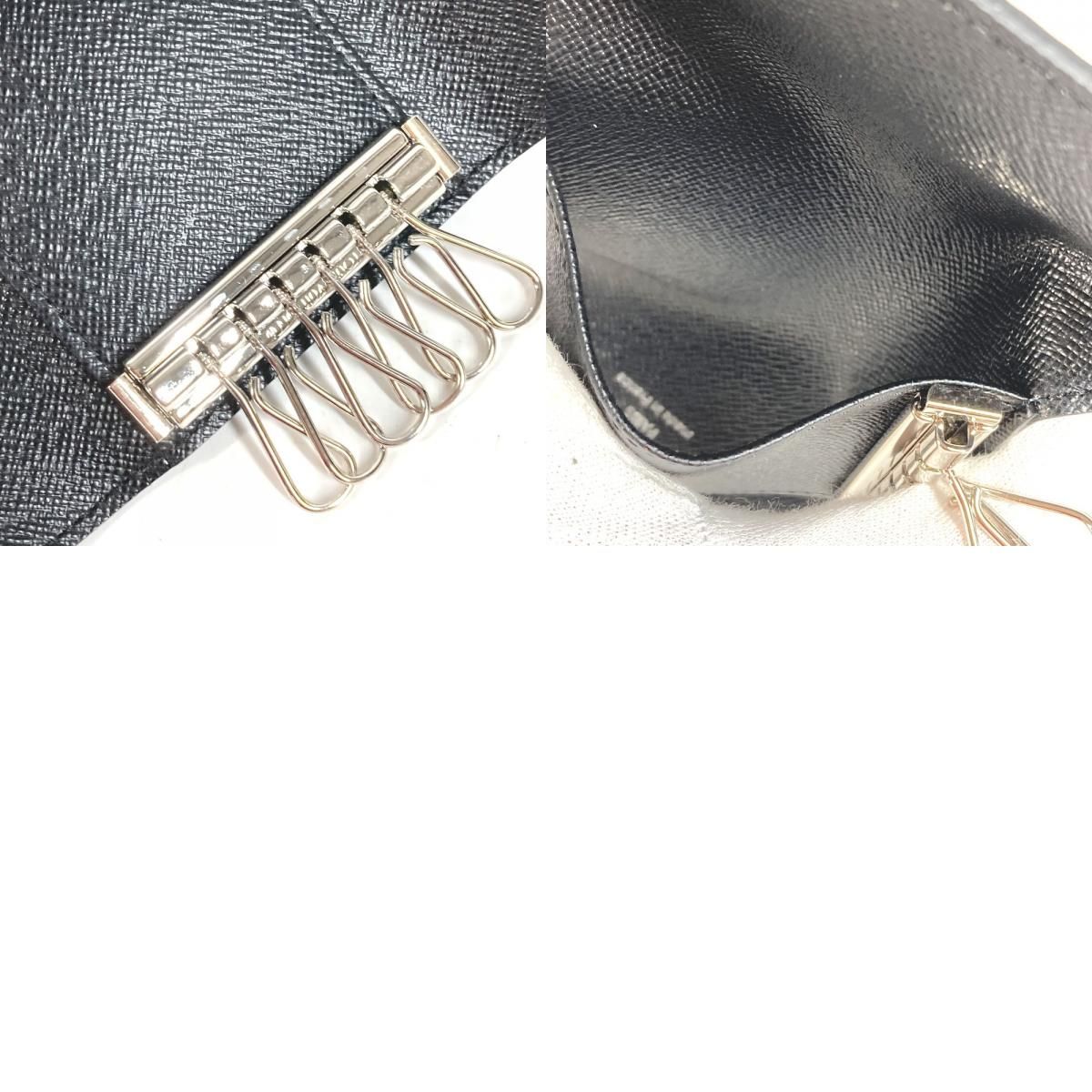 Louis Vuitton Key Case Multicles 6 Damier Graphite Canvas Black Key Holder — view 9