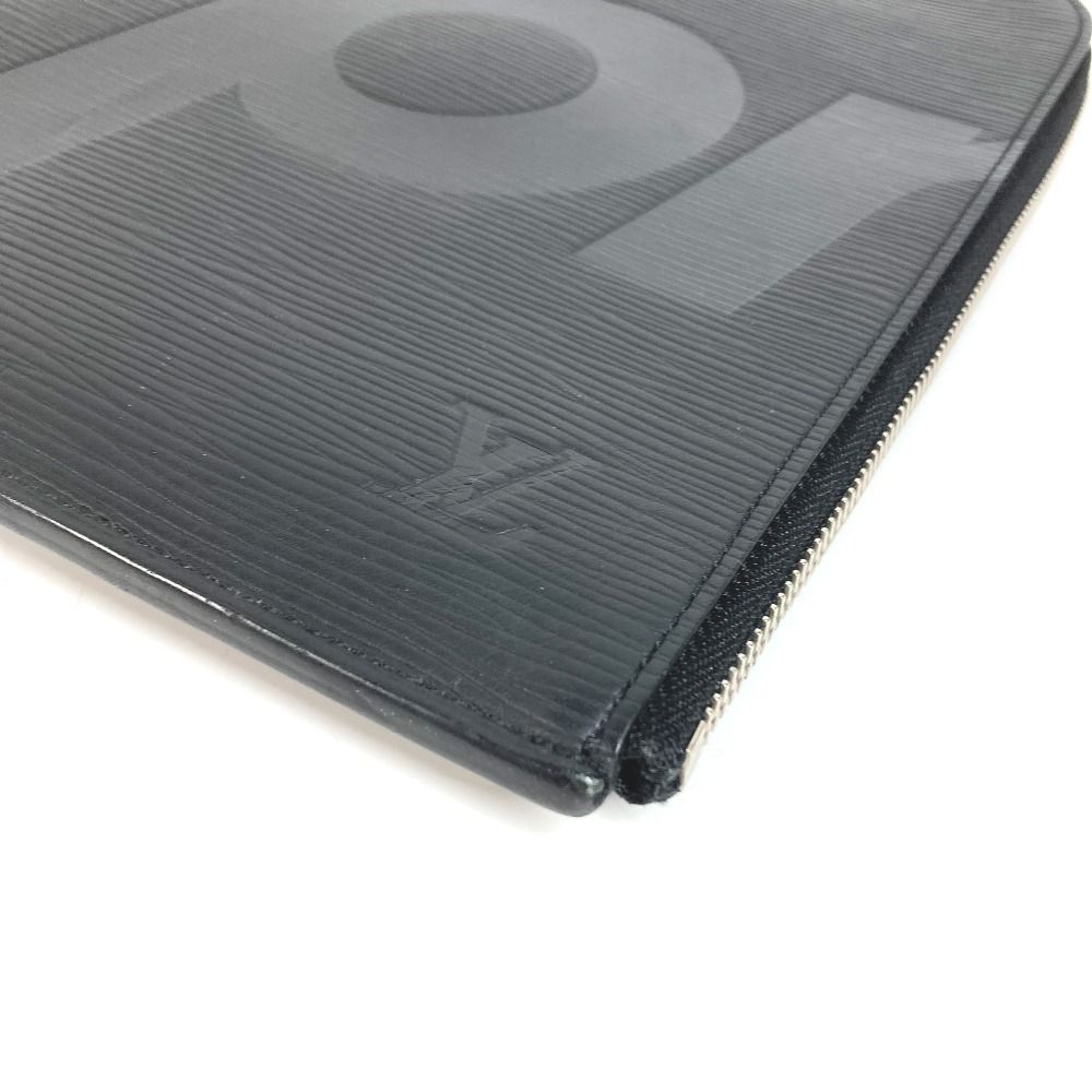 Louis Vuitton Clutch Pochette Jour GM Epi Leather Noir Black — view 7