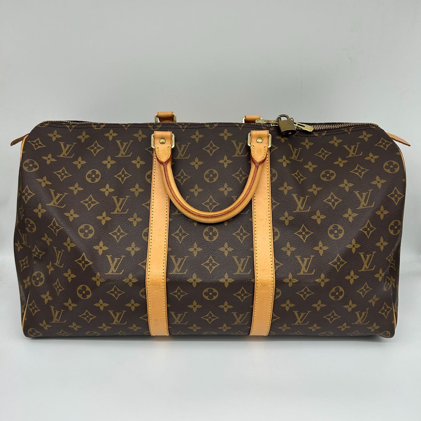 Louis Vuitton Monogram Keepall 50 Cadena — view 2