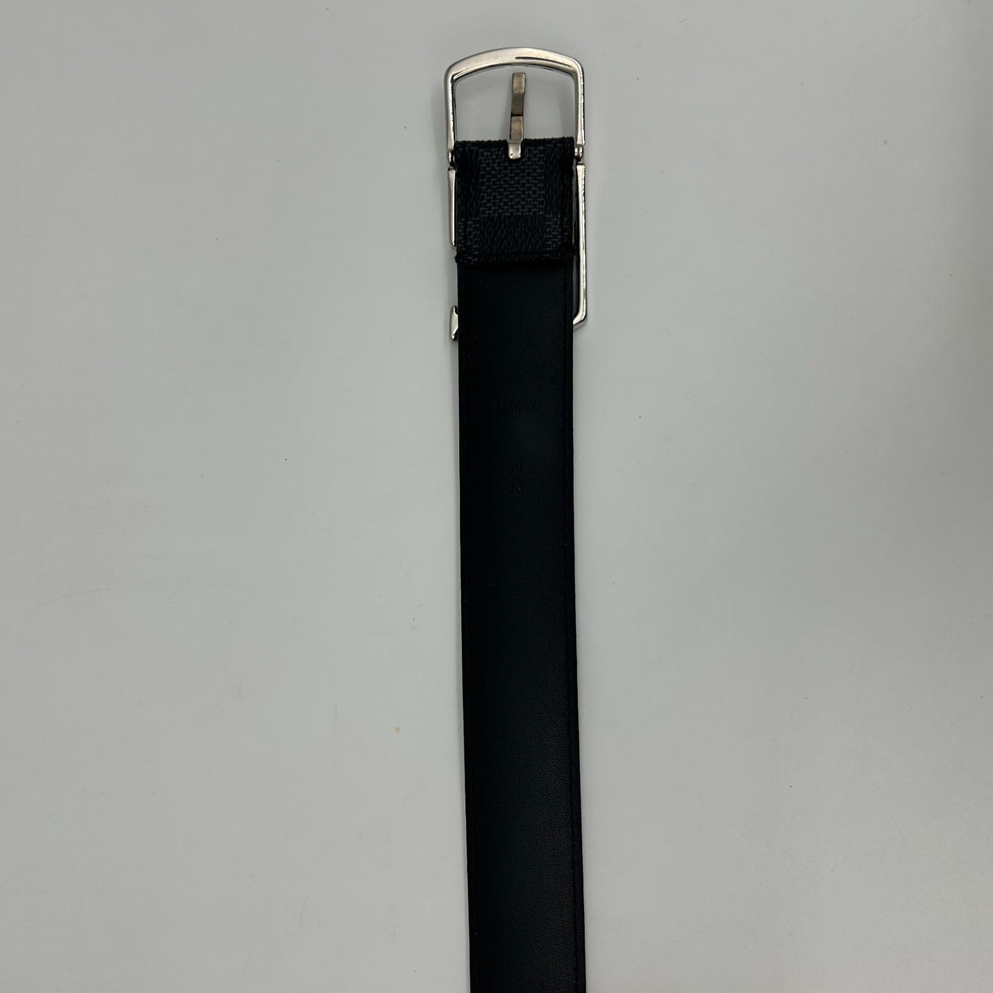 Louis Vuitton Ceinture Anagram Belt Leather Noir Black Silver — view 6