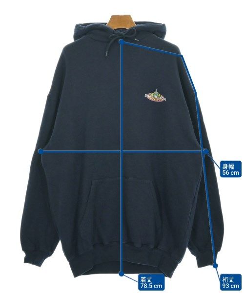 Balenciaga Hoodie Navy — view 7