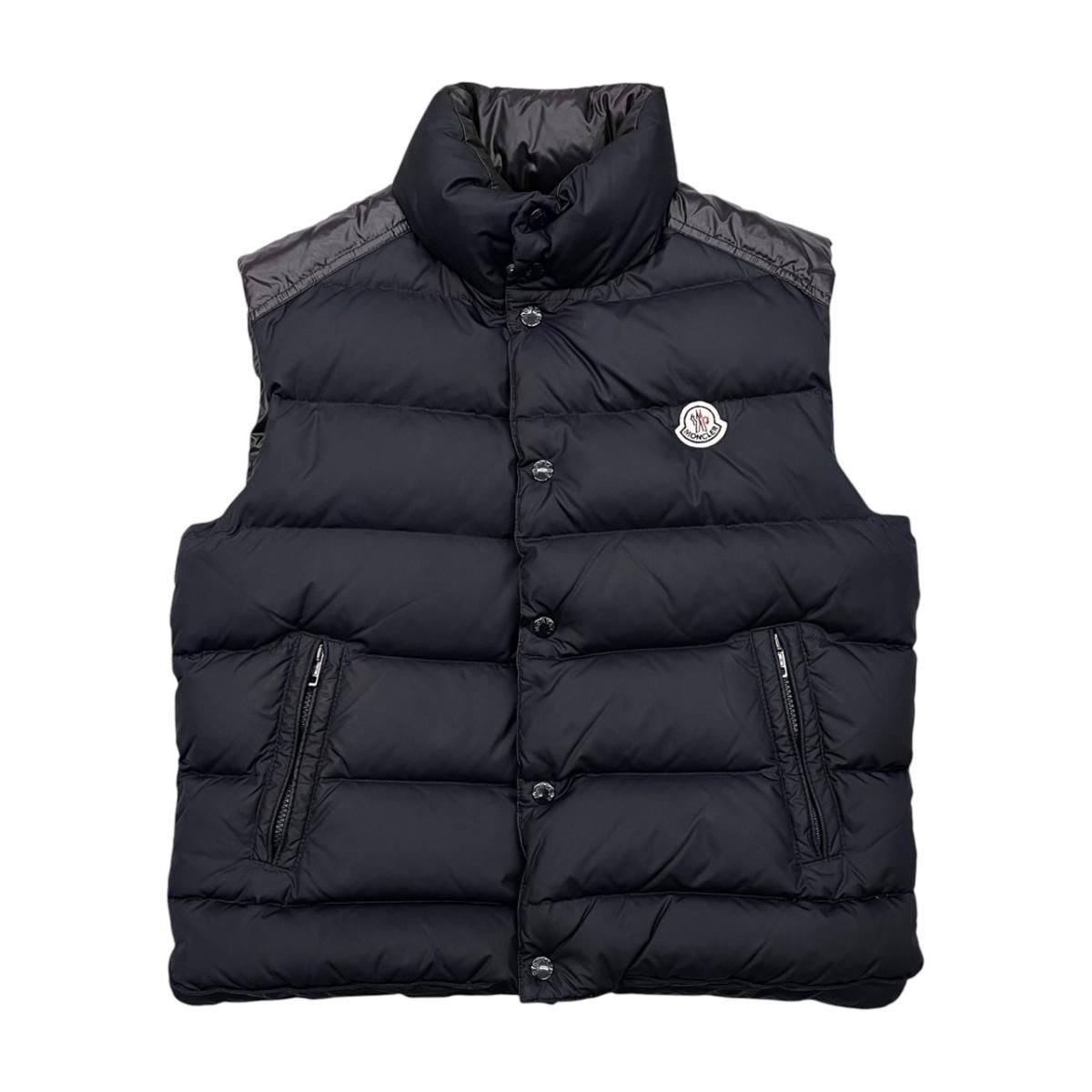 Moncler Mont Cles Down Vest Cheval 1 Polyester Navy Gilet