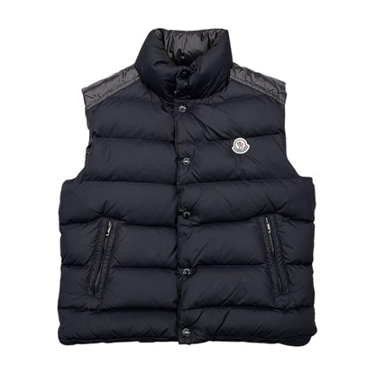 Moncler Mont Cles Down Vest Cheval 1 Polyester Navy Gilet