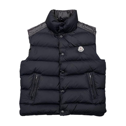 Moncler Mont Cles Down Vest Cheval 1 Polyester Navy Gilet