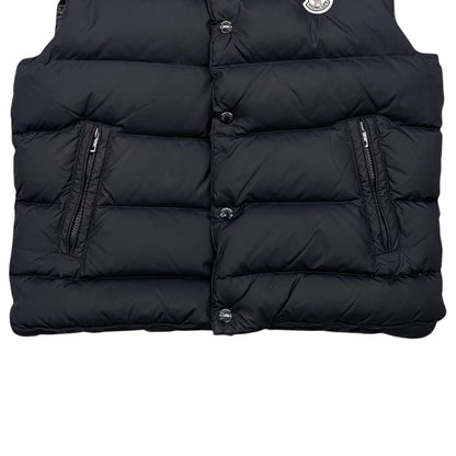 Moncler Mont Cles Down Vest Cheval 1 Polyester Navy Gilet — view 4