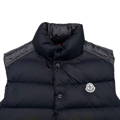 Moncler Mont Cles Down Vest Cheval 1 Polyester Navy Gilet — view 3