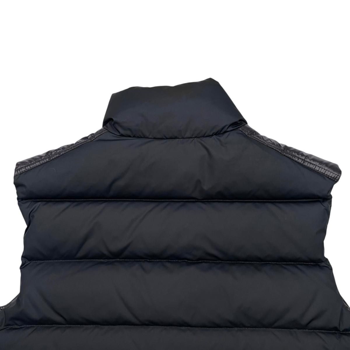 Moncler Mont Cles Down Vest Cheval 1 Polyester Navy Gilet — view 5