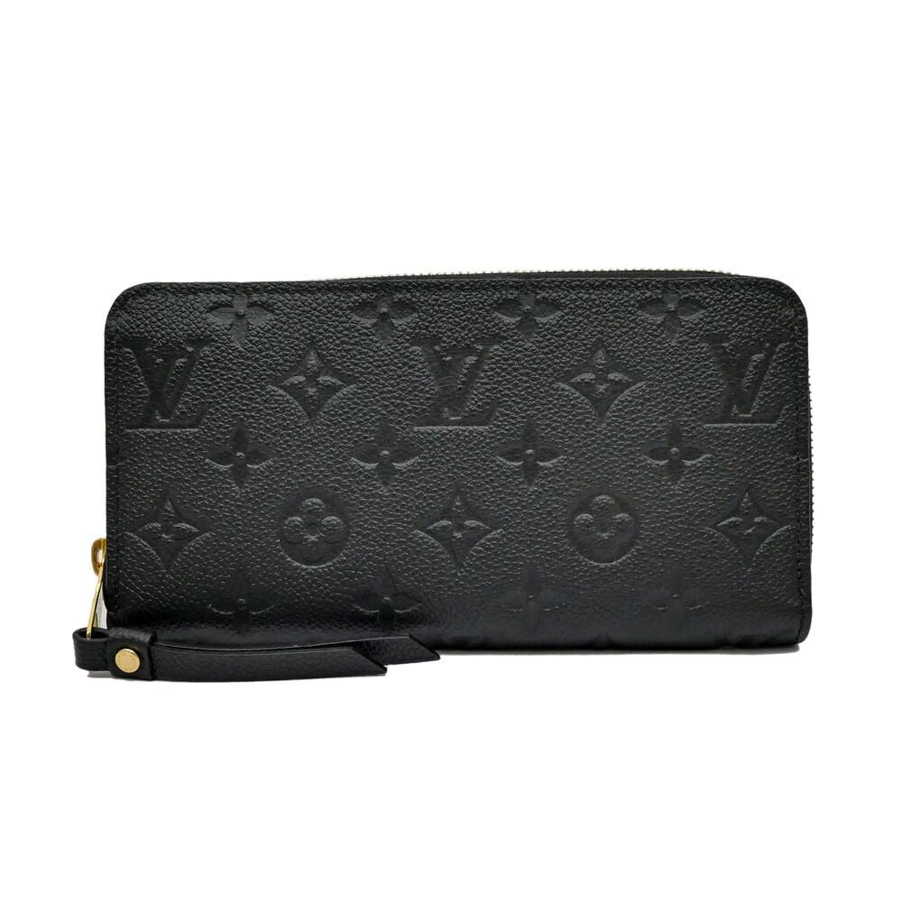 Louis Vuitton Empreinte Noir Zippy Wallet Monogram Black Leather