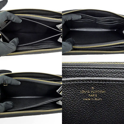 Louis Vuitton Empreinte Noir Zippy Wallet Monogram Black Leather — view 7