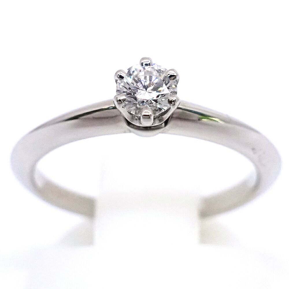 Tiffany & Co Classic Solitaire Diamond Ring Single — view 2