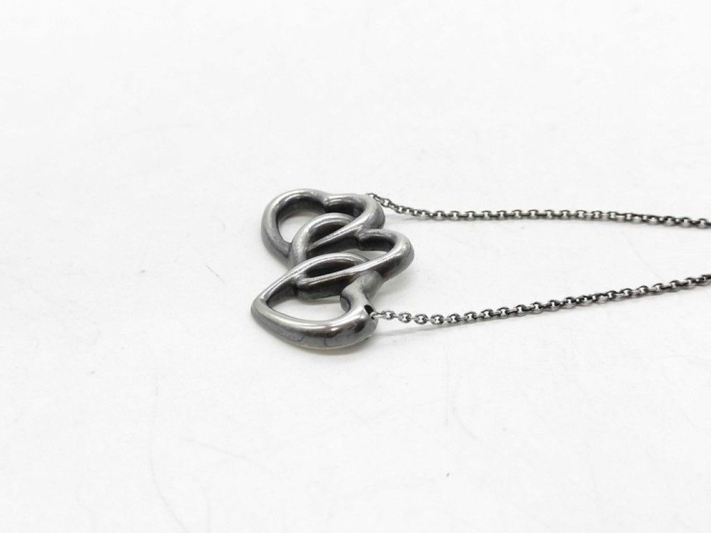 Tiffany & Co Necklace Triple Open Silver — view 4