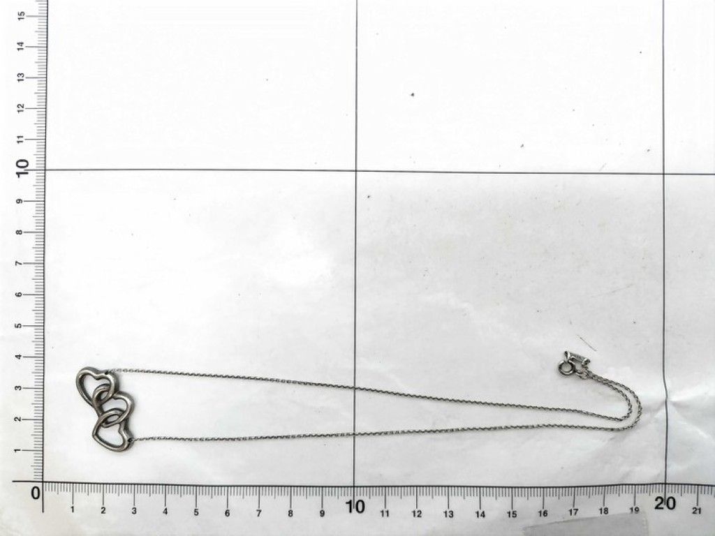 Tiffany & Co Necklace Triple Open Silver — view 8