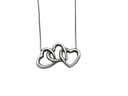 Tiffany & Co Necklace Triple Open Silver